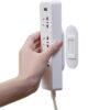 2sets Wall Mounted Socket Fixer  Remote Control Router Holder Cable Wire Organizer Desk Set Desk Accessories Office Supplies