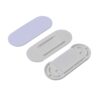 2sets Wall Mounted Socket Fixer  Remote Control Router Holder Cable Wire Organizer Desk Set Desk Accessories Office Supplies