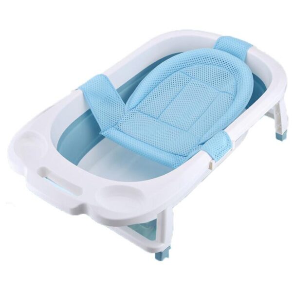 3 Support/4 Support Cross Shaped Kids Bath Mat Seat Non-slip Tub Pillow Seat Mat Baby Bath Net Adjustable Baby Bathtub Shower