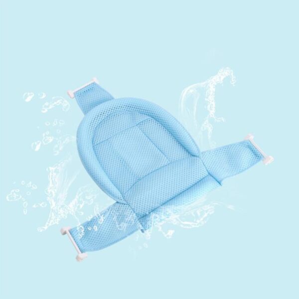 3 Support/4 Support Cross Shaped Kids Bath Mat Seat Non-slip Tub Pillow Seat Mat Baby Bath Net Adjustable Baby Bathtub Shower