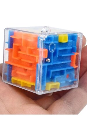 3D Maze Magic Cube Six-sided Transparent Puzzle Speed Cube Rolling Ball Magic Cubes Maze Toys For Children Stress Reliever Toys
