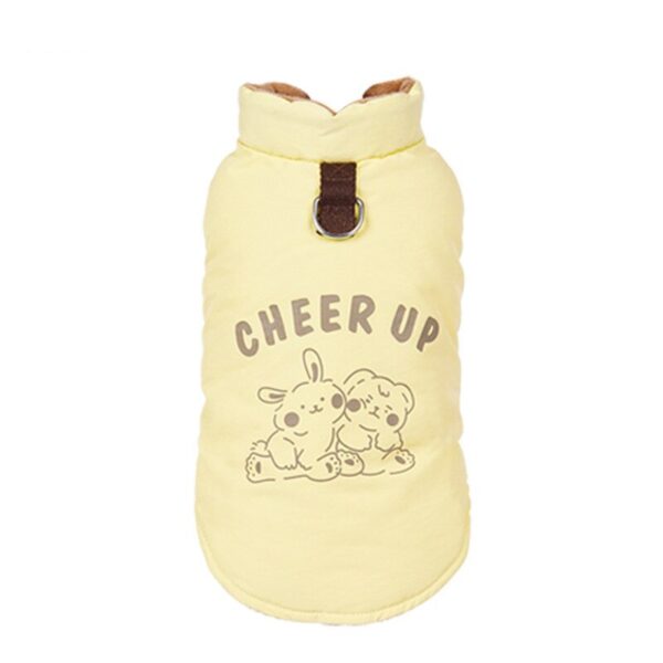 Autumn and Winter Warm Pet Sweater Thickened Cotton Padded Clothes Dog Windproof Plush Clothes Wholesale