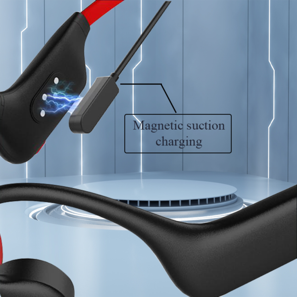 Bone Conduction Headphones Earphone MP3 Wireless Bluetooth 5.3 Headset Swim Sports IPX8 Waterproof with Mic Ear-hook Hifi Stereo