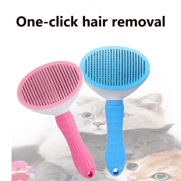 Cat Brush Pet Grooming Brush for Cats Cat Comb Dog Hair Remover Brush Pet Grooming Slicker Needle Comb Cleaning Slicker Brush Fo