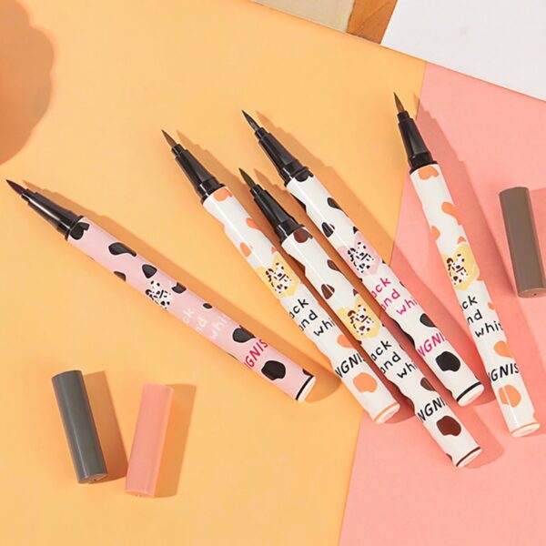 Eyeliner Pen Long Lasting No Smudging Quick Drying Brown Lying Silkworm Pencil Liquid Eye Shadow Beauty Makeup Cosmetics Tool