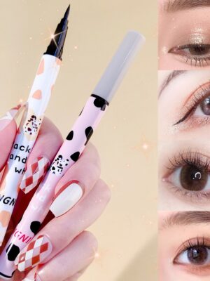 Eyeliner Pen Long Lasting No Smudging Quick Drying Brown Lying Silkworm Pencil Liquid Eye Shadow Beauty Makeup Cosmetics Tool