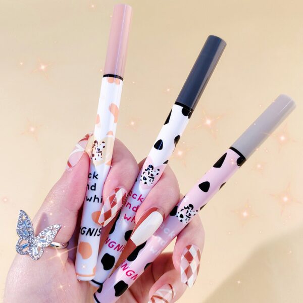 Eyeliner Pen Long Lasting No Smudging Quick Drying Brown Lying Silkworm Pencil Liquid Eye Shadow Beauty Makeup Cosmetics Tool