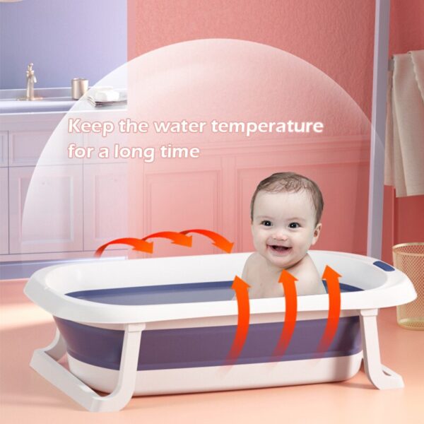 Infant Shining Folding Bath Tub Baby Bath 0-6 Years Large Size Newborn Baby Products Bath Seat Bathtub for Kids Baby Shower Bath
