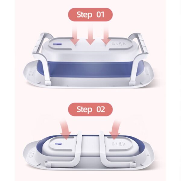 Infant Shining Folding Bath Tub Baby Bath 0-6 Years Large Size Newborn Baby Products Bath Seat Bathtub for Kids Baby Shower Bath