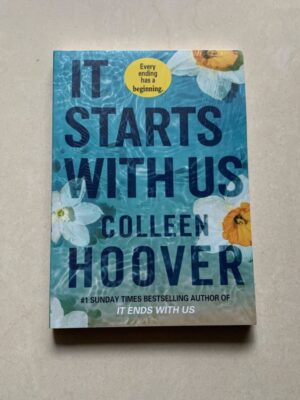 It Starts with Us By Colleen Hoover/It Ends with Us Novels Book In English #1 Sunday Times Bestselling Paperback