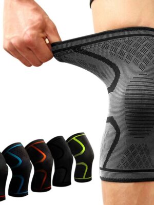 Knee Support Arthritis Relief Wrap Brace Compression PATELLA PAIN Strap Elastic Nylon Sport Fitness Knee Pad Good