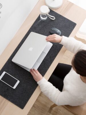 Large XXL Office Computer Desk Mat Table Keyboard Big Mouse Pad Wool Felt Laptop Cushion Desk Non-slip Mat Gamer Mousepad Mat