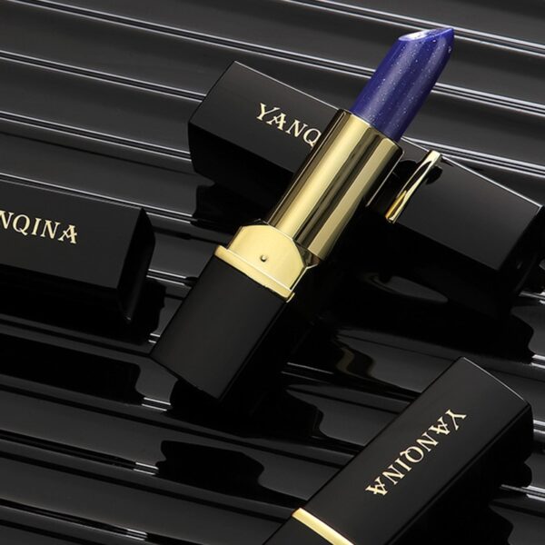 Lip Balm Blue Rose Lipstick Waterproof Temperature Color Changing Moisturizing Base Makeup Long Lasting Natural Beauty
