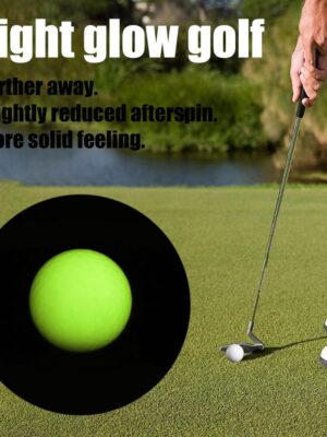 New Golf Luminous Ball Fluorescent Ball Luminescent Night Ball Golf Night Glow Balls Accessories Outdoor Sport Supplies 골프