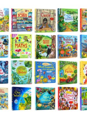 Random 19 Books Usborne Lift-the-Flap Questions and Answers Parent-child Interaction Education Book Child's Birthday Kid's Gifts