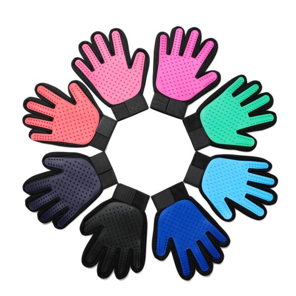 Silicone Pet Grooming Glove For Cats hair Brush Comb Cleaning Deshedding Pets Products for Cat Dog Removal Hairbrush For Animals