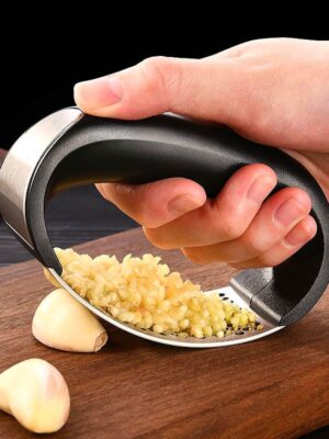 Stainless Steel Garlic Press Crusher Manual Garlic Mincer Chopping Garlic Tool Fruit Vegetable Tools Kitchen Accessories Gadget