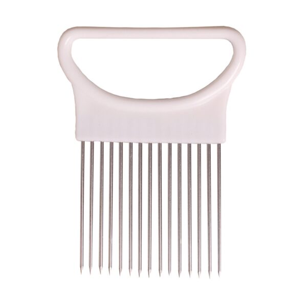 Stainless Steel Onion Needle Fork Vegetable Fruit Slicer Tomato Cutter Cutting Holder Kitchen Accessorie Tool Cozinha  Acessório