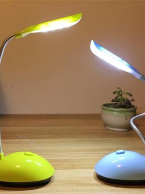 Table Lamp For Study LED Desk Lamp 3XAAA Battery Not Include Dimmiable Mini Table Top Lantern Cute Flexo Book Light Office Smart